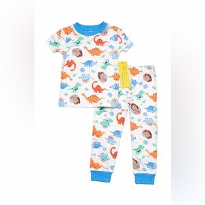Ms. Rachel Colorful Dinosaur Kids Pajama Set